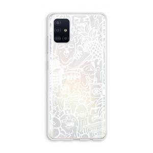 CaseCompany Vexx Mixtape #2: Galaxy A51 4G Transparant Hoesje