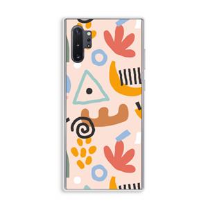 CaseCompany Abstract: Samsung Galaxy Note 10 Plus Transparant Hoesje