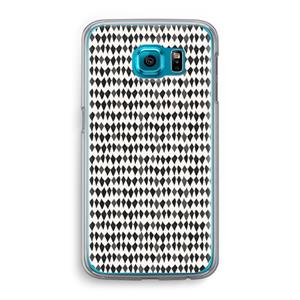 CaseCompany Crazy shapes: Samsung Galaxy S6 Transparant Hoesje