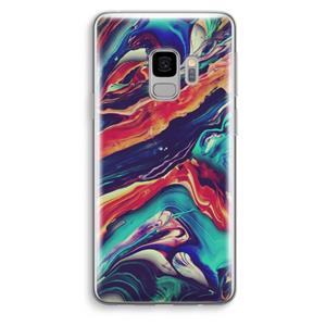 CaseCompany Chameleon Sun: Samsung Galaxy S9 Transparant Hoesje
