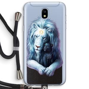 CaseCompany Child Of Light: Samsung Galaxy J5 (2017) Transparant Hoesje met koord
