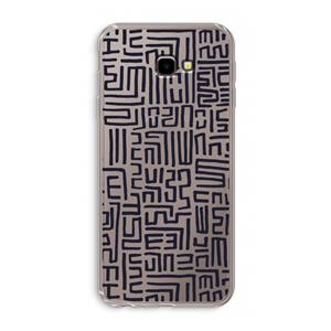 CaseCompany Moroccan Print: Samsung Galaxy J4 Plus Transparant Hoesje