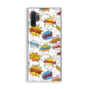 CaseCompany Pow Smack: Samsung Galaxy Note 10 Plus Transparant Hoesje