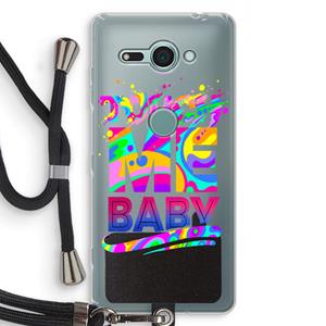 CaseCompany Touch Me: Sony Xperia XZ2 Compact Transparant Hoesje met koord
