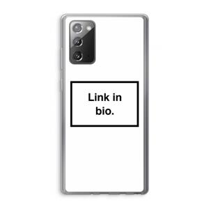 CaseCompany Link in bio: Samsung Galaxy Note 20 / Note 20 5G Transparant Hoesje