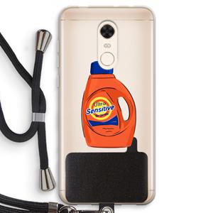 CaseCompany Ultra Sensitive: Xiaomi Redmi 5 Transparant Hoesje met koord