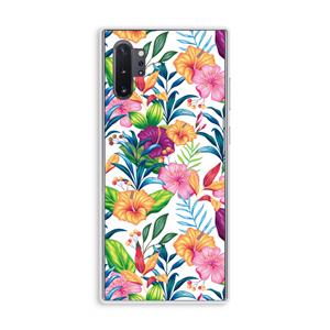 CaseCompany Tropisch 2: Samsung Galaxy Note 10 Plus Transparant Hoesje