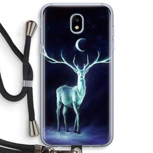 CaseCompany Nightbringer: Samsung Galaxy J5 (2017) Transparant Hoesje met koord