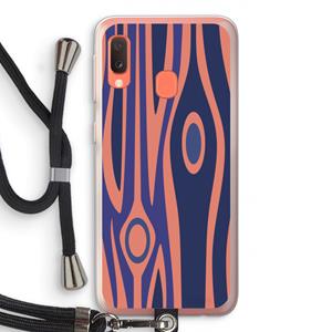 CaseCompany Bast A: Samsung Galaxy A20e Transparant Hoesje met koord