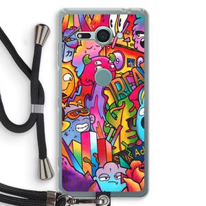 CaseCompany Dreams: Sony Xperia XZ2 Compact Transparant Hoesje met koord