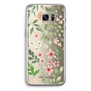 CaseCompany Botanical sweet flower heaven: Samsung Galaxy S7 Edge Transparant Hoesje