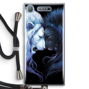 CaseCompany Brotherhood: Sony Xperia XZ1 Transparant Hoesje met koord