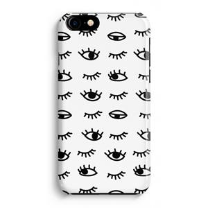 CaseCompany Eye pattern #2: iPhone 8 Volledig Geprint Hoesje