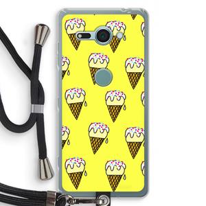 CaseCompany Isjes: Sony Xperia XZ2 Compact Transparant Hoesje met koord