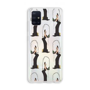 CaseCompany Pop Some Kim: Galaxy A51 4G Transparant Hoesje