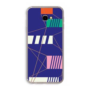 CaseCompany Gestalte 5: Samsung Galaxy J4 Plus Transparant Hoesje