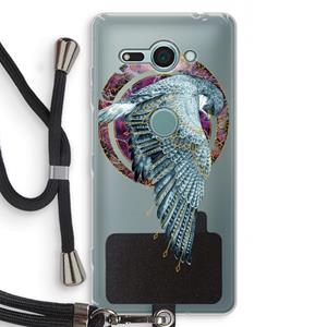 CaseCompany Golden Falcon: Sony Xperia XZ2 Compact Transparant Hoesje met koord