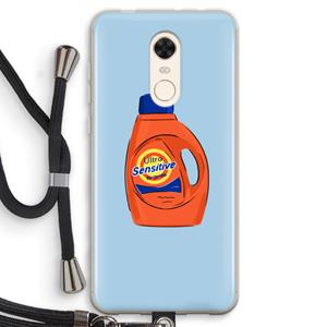 CaseCompany Ultra Sensitive: Xiaomi Redmi 5 Transparant Hoesje met koord