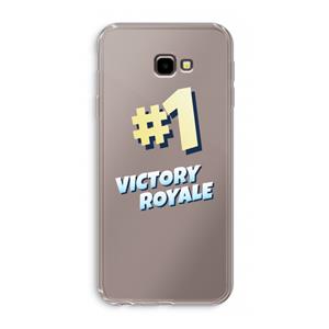 CaseCompany Victory Royale: Samsung Galaxy J4 Plus Transparant Hoesje