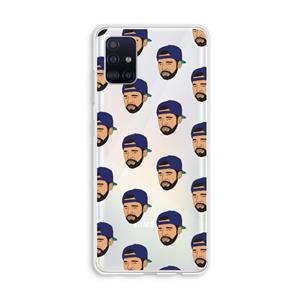 CaseCompany Drake Away: Galaxy A51 4G Transparant Hoesje