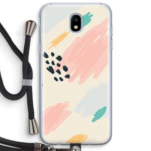 CaseCompany Sunday Chillings: Samsung Galaxy J5 (2017) Transparant Hoesje met koord
