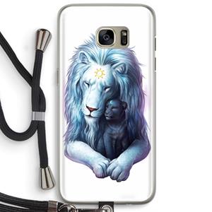 CaseCompany Child Of Light: Samsung Galaxy S7 Edge Transparant Hoesje met koord