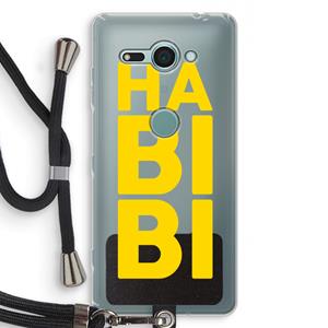 CaseCompany Habibi Majorelle : Sony Xperia XZ2 Compact Transparant Hoesje met koord