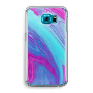 CaseCompany Zweverige regenboog: Samsung Galaxy S6 Transparant Hoesje