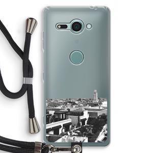 CaseCompany Marrakech Skyline : Sony Xperia XZ2 Compact Transparant Hoesje met koord