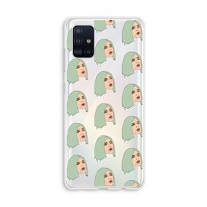 CaseCompany King Kylie: Galaxy A51 4G Transparant Hoesje