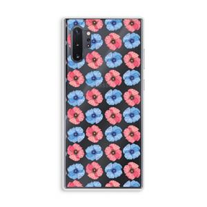 CaseCompany Klaproosjes: Samsung Galaxy Note 10 Plus Transparant Hoesje