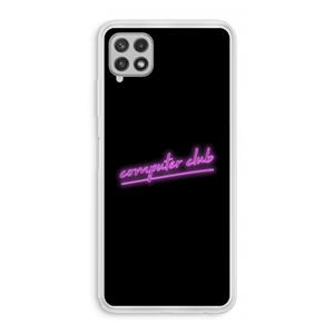CaseCompany Vice Black: Samsung Galaxy A22 4G Transparant Hoesje