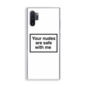 CaseCompany Safe with me: Samsung Galaxy Note 10 Plus Transparant Hoesje