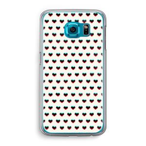 CaseCompany Hartjes: Samsung Galaxy S6 Transparant Hoesje