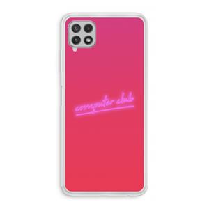 CaseCompany Vice Glow: Samsung Galaxy A22 4G Transparant Hoesje