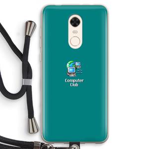 CaseCompany Win98: Xiaomi Redmi 5 Transparant Hoesje met koord