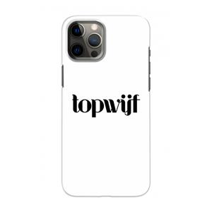 CaseCompany Topwijf Wit: Volledig geprint iPhone 12 Pro Hoesje