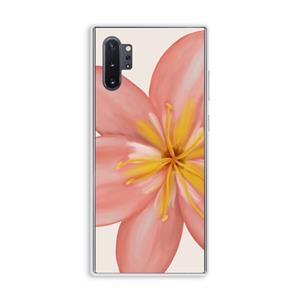 CaseCompany Pink Ellila Flower: Samsung Galaxy Note 10 Plus Transparant Hoesje