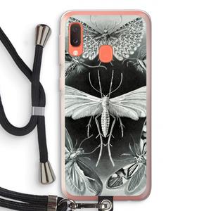 CaseCompany Haeckel Tineida: Samsung Galaxy A20e Transparant Hoesje met koord