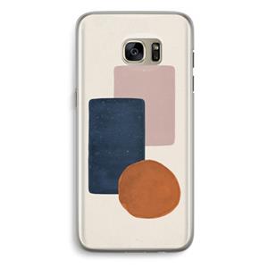 CaseCompany Geo #3: Samsung Galaxy S7 Edge Transparant Hoesje