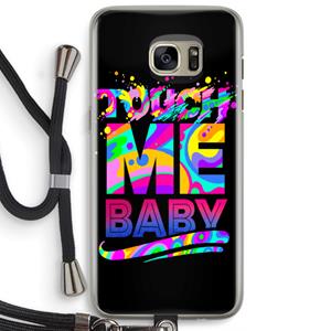 CaseCompany Touch Me: Samsung Galaxy S7 Edge Transparant Hoesje met koord