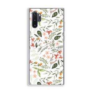 CaseCompany Sweet little flowers: Samsung Galaxy Note 10 Plus Transparant Hoesje