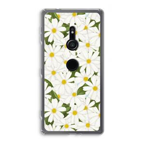 CaseCompany Summer Daisies: Sony Xperia XZ2 Transparant Hoesje