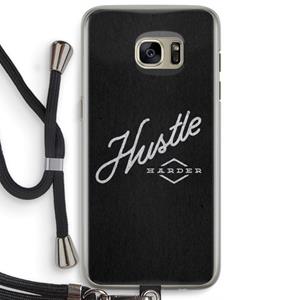 CaseCompany Hustle: Samsung Galaxy S7 Edge Transparant Hoesje met koord