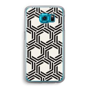 CaseCompany Geometrisch patroon: Samsung Galaxy S6 Transparant Hoesje