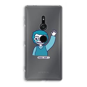 CaseCompany Zwaai: Sony Xperia XZ2 Transparant Hoesje