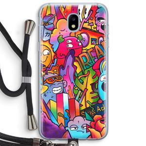 CaseCompany Dreams: Samsung Galaxy J5 (2017) Transparant Hoesje met koord
