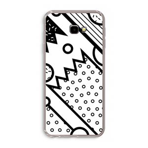 CaseCompany Pop Art #4: Samsung Galaxy J4 Plus Transparant Hoesje