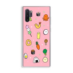 CaseCompany Happy bento friends: Samsung Galaxy Note 10 Plus Transparant Hoesje