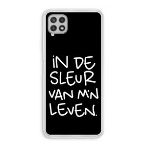 CaseCompany De Sleur: Samsung Galaxy A22 4G Transparant Hoesje